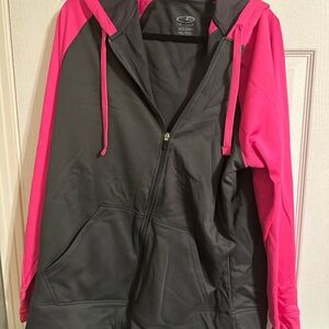 Champion Black and Pink Hoodie